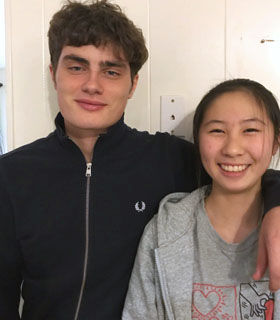 Lorenzo Macchini and Tonia